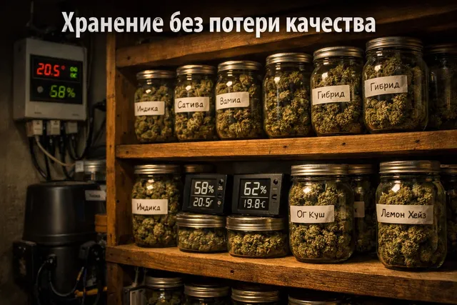 Хранение каннабиса без потери качества