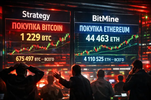 Strategy и BitMine продолжают покупать Bitcoin и Ethereum