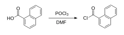 Synthesis of 1-naphthoyl chloride.webp