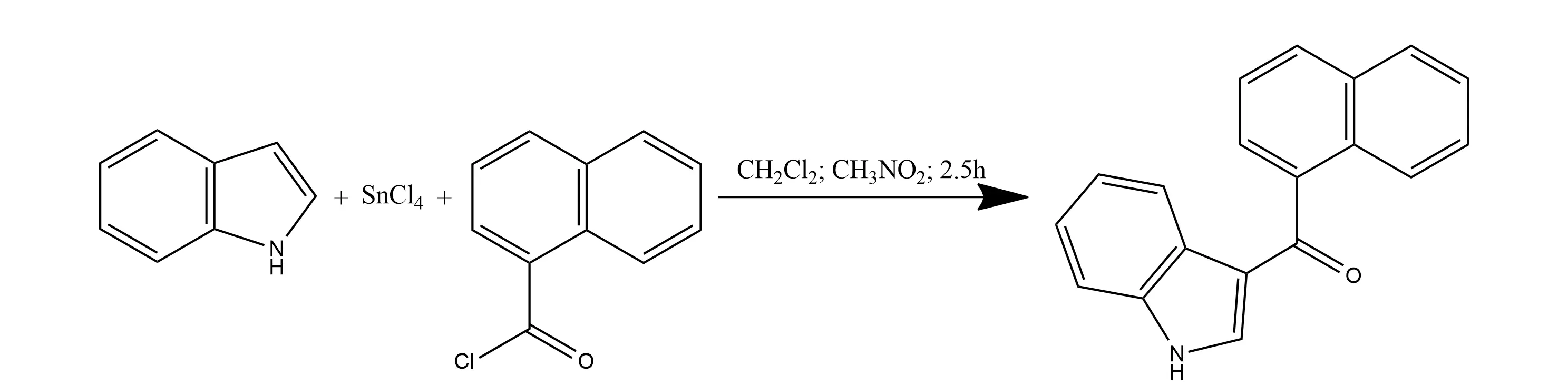 Synthesis of 3-(1-naphthoyl)indole (naf-indole, intermediate JWHs) (large scale) CAS 109555-8...webp