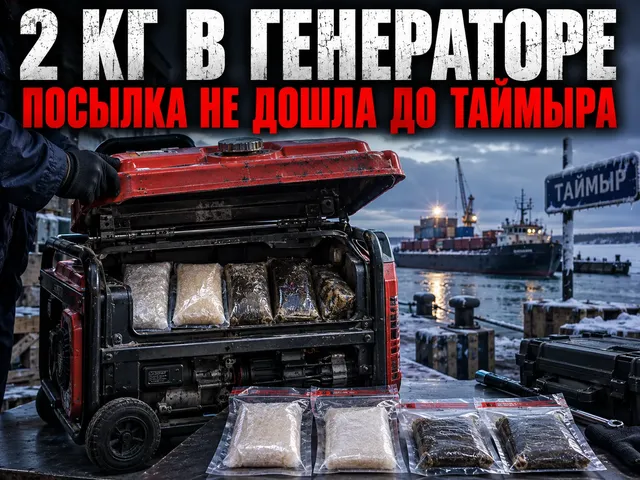 Таймыр: в бензобаке генератора нашли 2 кг мефедрона и гашиша