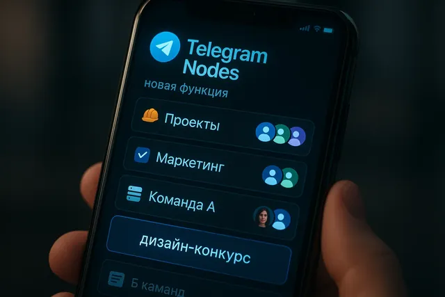 Telegram разрабатывает Discord-подобную функцию Nodes с отдельными профилями