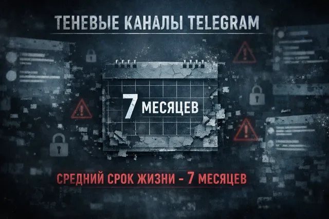 Заблокированные теневые Telegram-каналы и сокращение их жизненного цикла