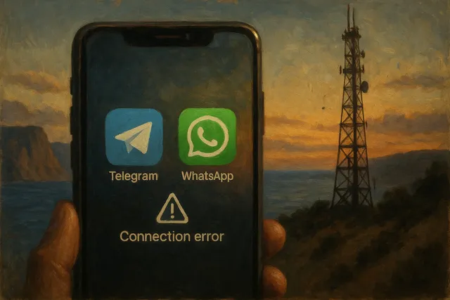 В Крыму ограничена работа Telegram и WhatsApp