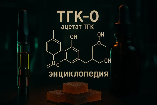 Химическая структура ТГК-О и его формы употребления