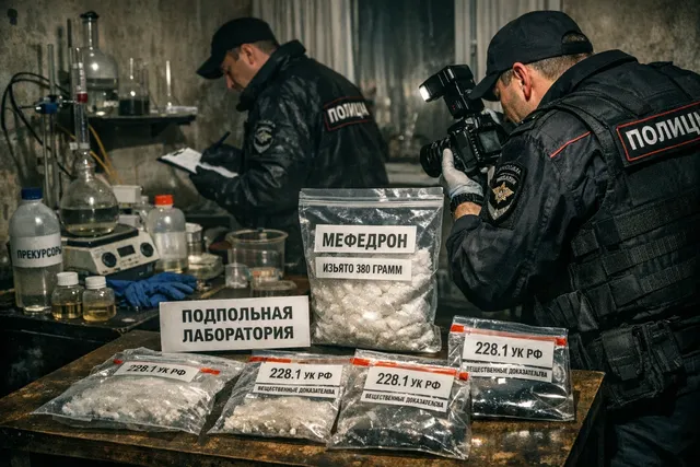 В Тольятти накрыли подпольную лабораторию по производству мефедрона