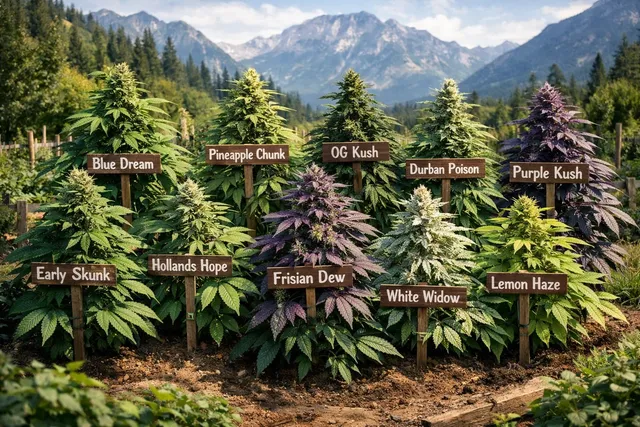 Лучшие сорта каннабиса для выращивания на улице