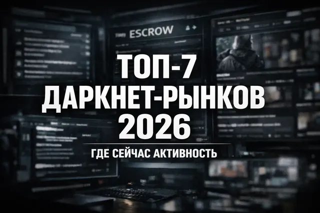 ТОП-7 активных даркнет-рынков 2026