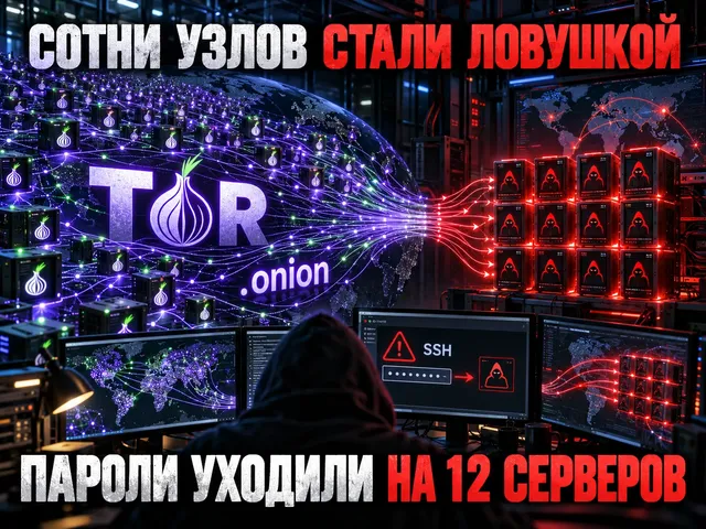 333 узла Tor перехватывали SSH-пароли через подмену соединений