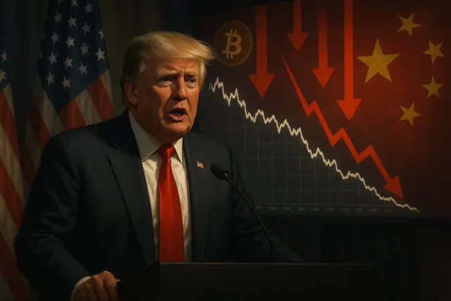 Трамп ввёл новые 100% пошлины на импорт из Китая — биткоин упал