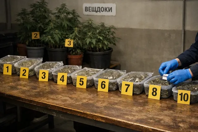 40 кг конопли в Калининском районе: наркоферма в деревне Малиновка