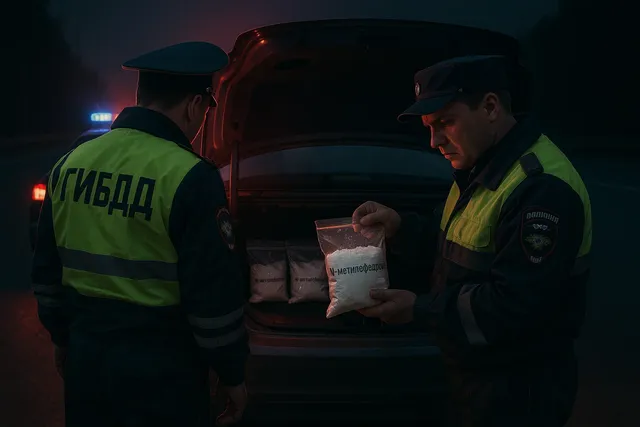 В Тюменской области задержан курьер с 3 кг мефедрона