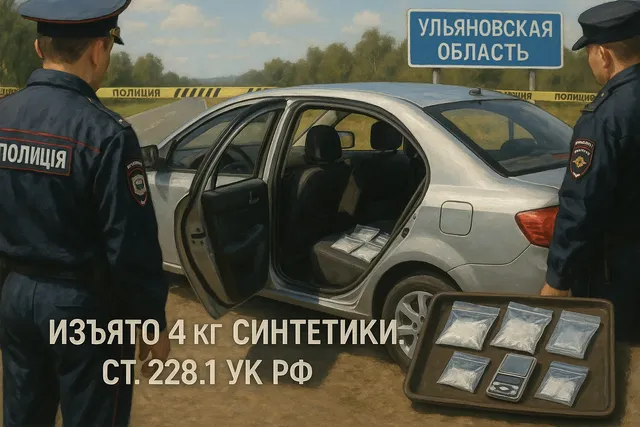 В Ульяновской области изъяли около 4 кг «соли» у межрегионального наркосбытчика