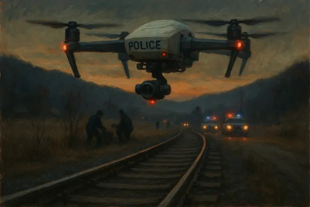 На Урале полицейский дрон помог задержать сбытчиков героина