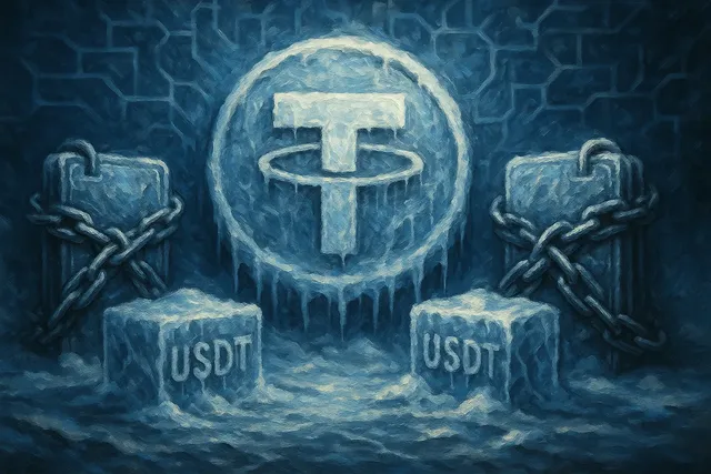Tether заблокировала 6,45 млн USDT на 11 адресах Ethereum и TRON