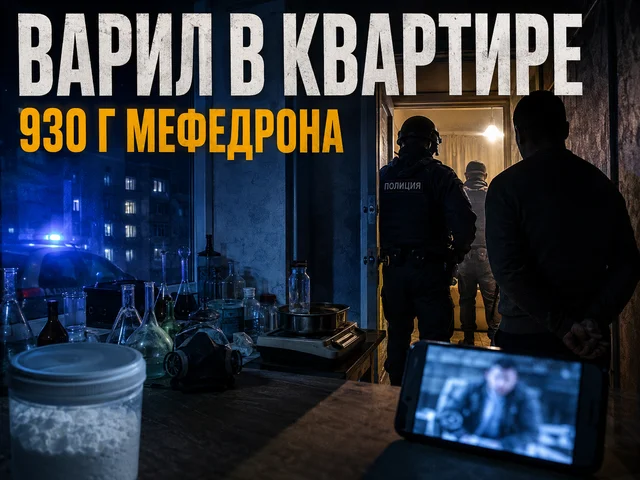 Мефедрон в квартире: под Калугой изъяли около 930 граммов