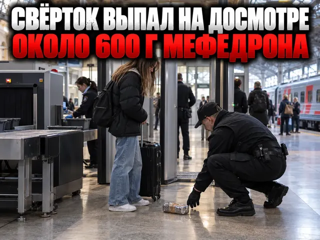 В Воронеже у пассажирки при досмотре нашли 600 г мефедрона