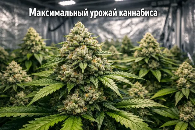 Урожайность каннабиса и стратегии увеличения