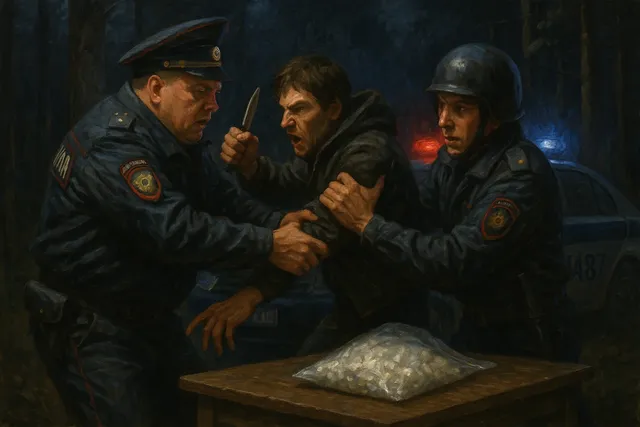 В Югре задержан курьер, ранивший двух полицейских при аресте