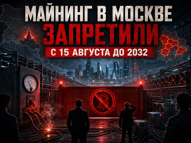 Майнинг запретили в Москве и Подмосковье до конца 2032 года