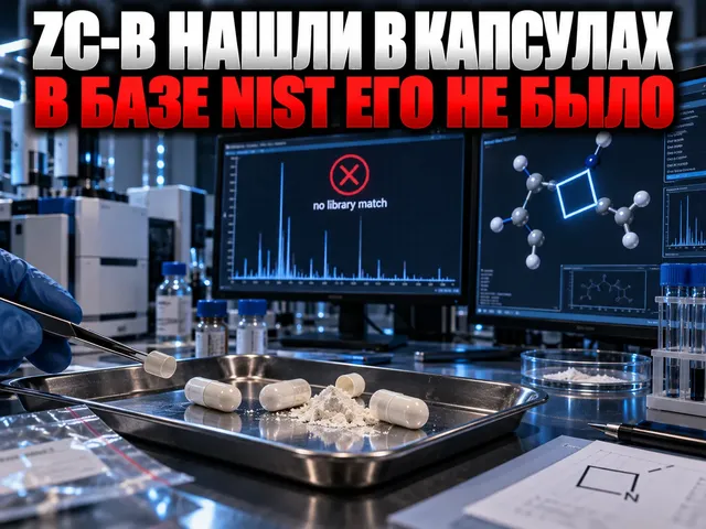 ZC-B нашли в изъятых капсулах: почему база NIST его не распознала