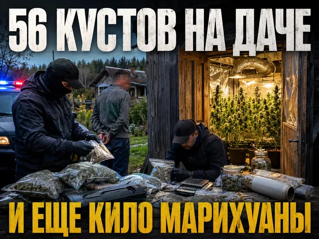 Жеребятьево: у дачника нашли 56 кустов и более 1 кг марихуаны
