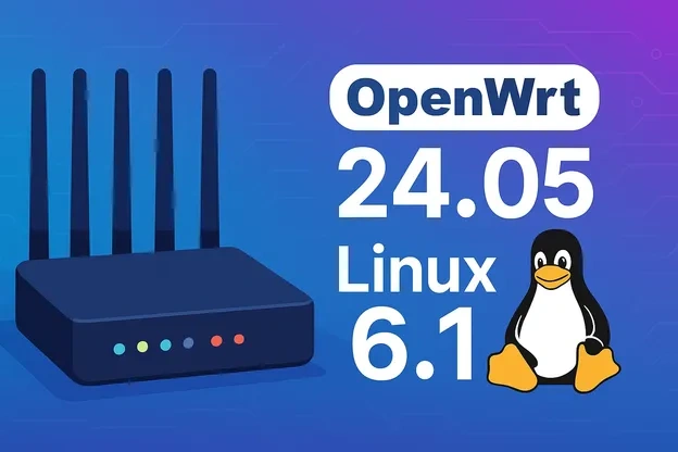 OpenWrt 24.05: Поддержка новых устройств и ядро Linux 6.1
