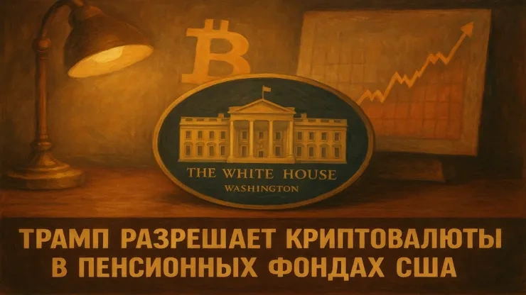 Крипто‑пенсии в США: Трамп меняет правила игры