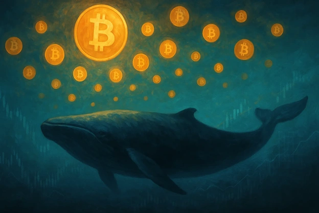 Santiment: киты накопили более 225 000 BTC с марта