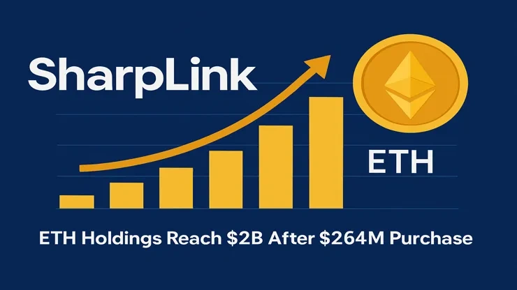 SharpLink довёл активы в ETH до $2 млрд после покупки на $264 млн